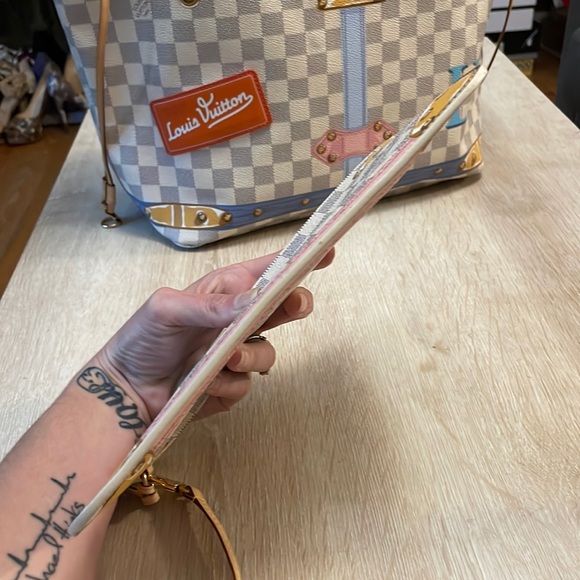 🛑SOLD🛑Louis Vuitton Summer Trunks Neverfull POUCH 🎆Limited Edition 🎆 - Picture 5 of 11